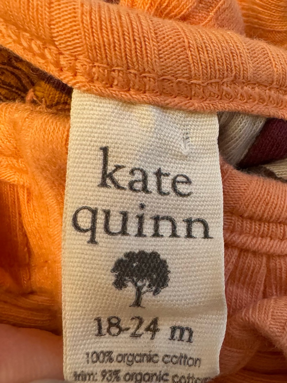kate quinn Orange and Cream Ruffle Teapot Dress - Picture 3 of 3